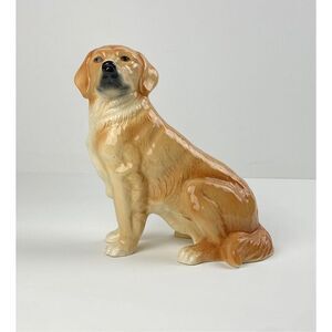 Vintage Kingston Pottery England Dog Sculpture Statue Figurine 9in Large DT2104